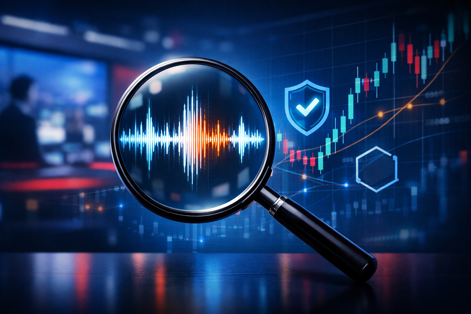Auditing Live Financial Broadcasts for Synthetic Voice Using JavaScript and Whisper