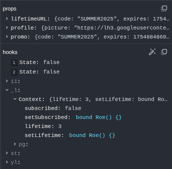 Updating component state in React Developer Tools