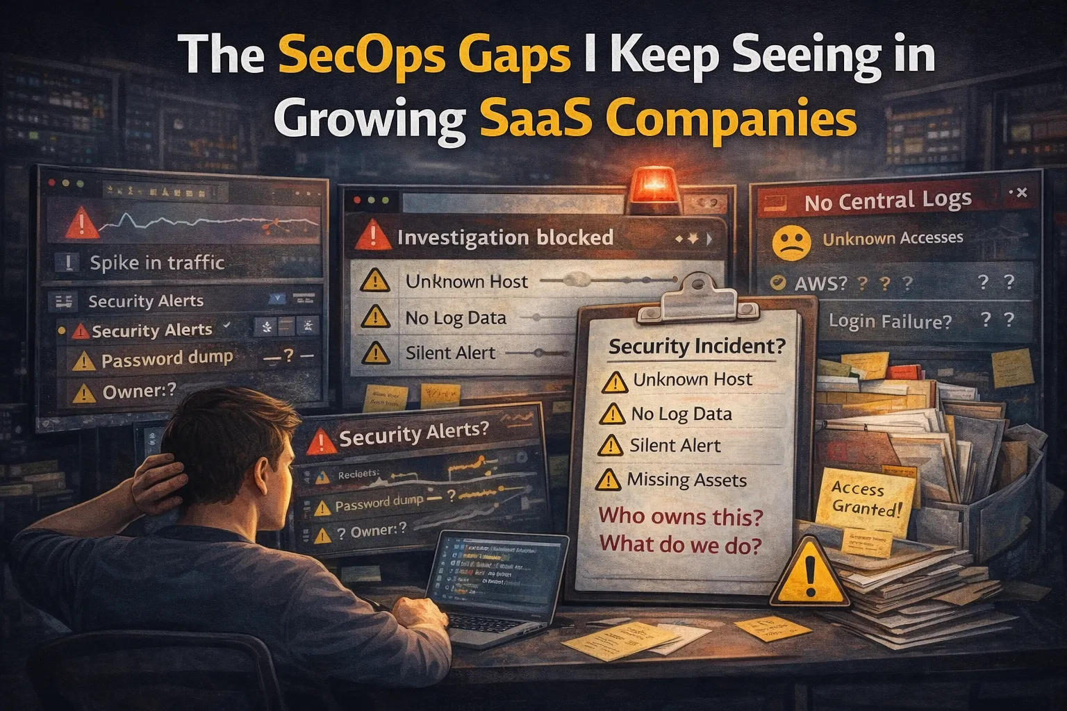 The SecOps Gaps I Keep Seeing in Growing SaaS Companies