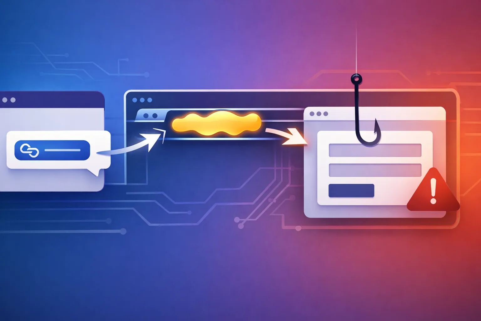 Tracing a Teams Phishing Link from Message to Blob URL to Fake Login Form