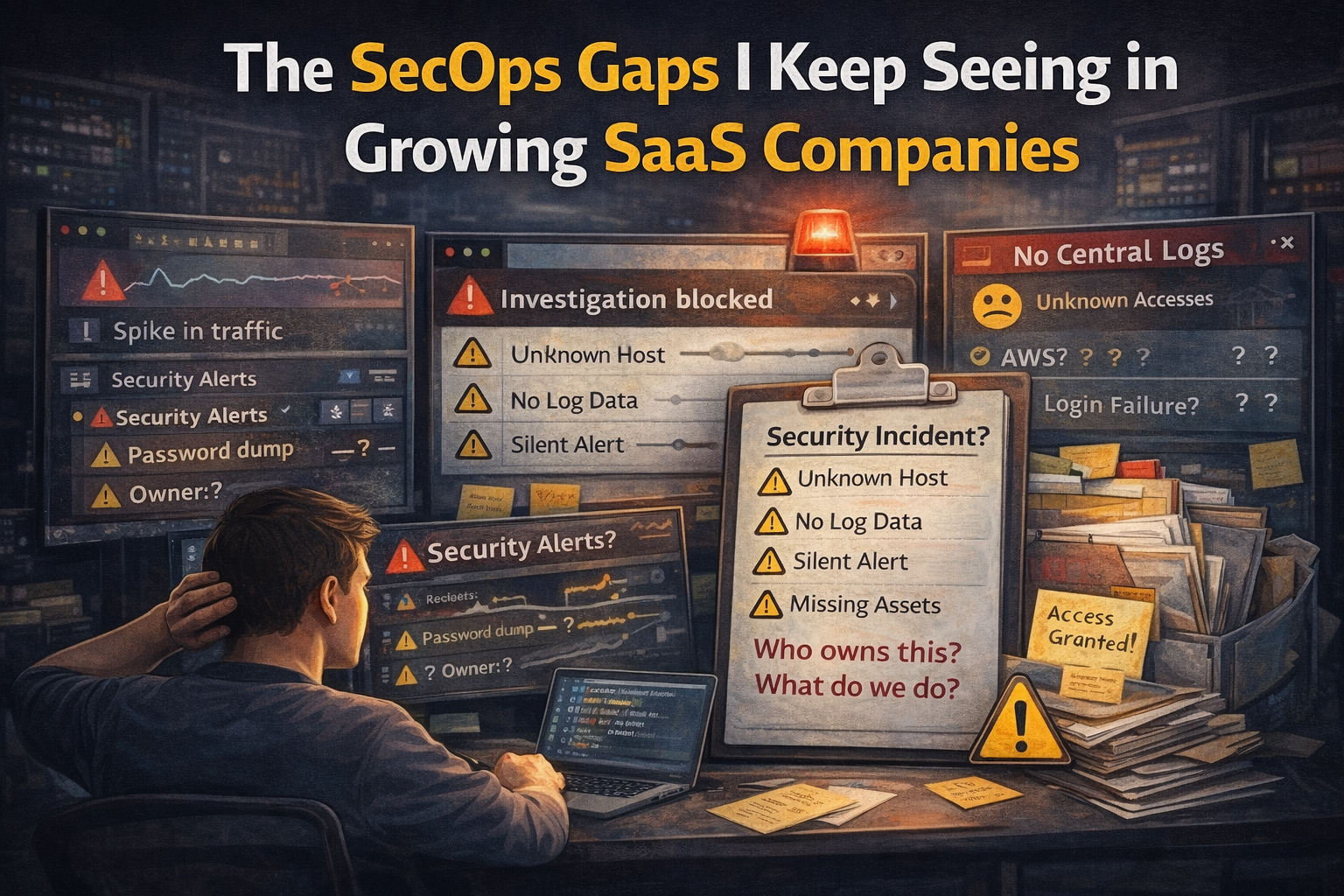 The SecOps Gaps I Keep Seeing in Growing SaaS Companies
