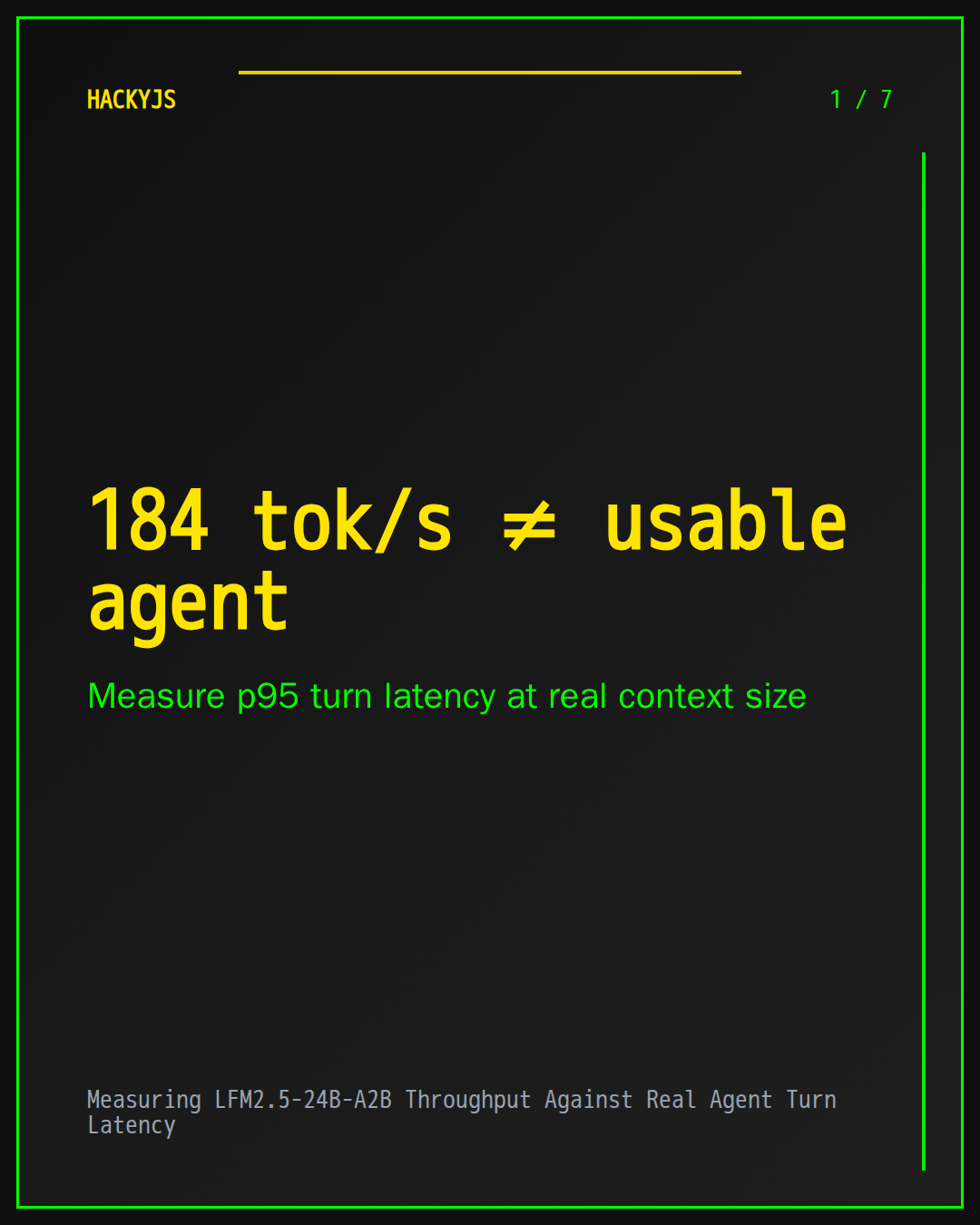 Measuring LFM2.5-24B-A2B Throughput Against Real Agent Turn Latency