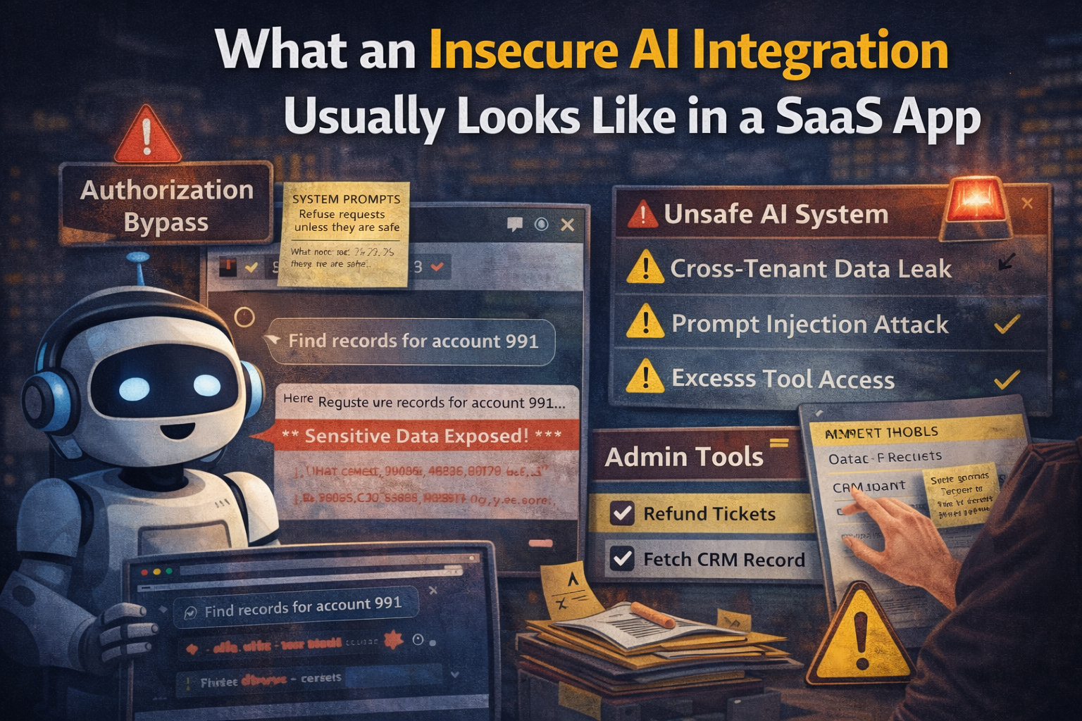 What an Insecure AI Integration Usually Looks Like in a SaaS App